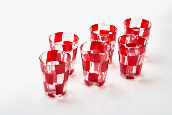 Christmas Cocktails Tumblers, 2004, Set of 6-TKI-2027086