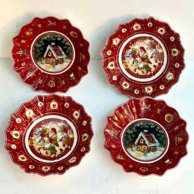 Christmas Serving Dishes from Villeroy & Boch, Germany, Set of 4-GYX-1513148