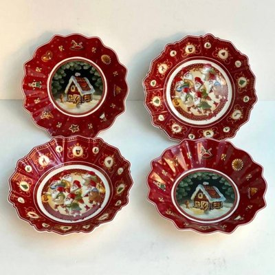 Christmas Serving Dishes from Villeroy & Boch, Germany, Set of 4-GYX-1513148