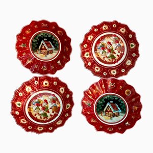 Christmas Serving Dishes from Villeroy & Boch, Germany, Set of 4-GYX-1513148