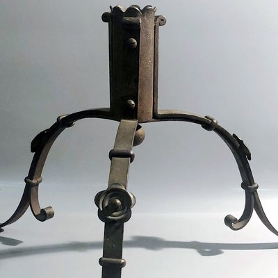 Christmas Tree Stand in Forged Iron, 1870s-HWV-777885