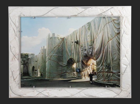 Christo and Jeanne-Claude - The Wall - Wrapped Roman Wall Lithograph - 1974