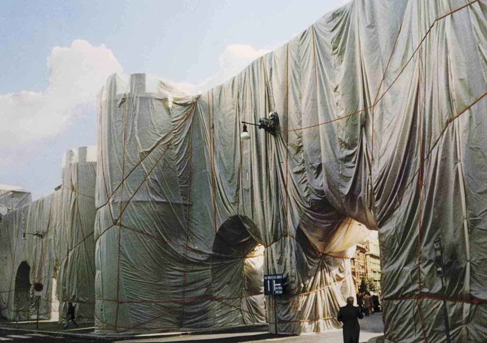 Christo and Jeanne-Claude, Wrapped Roman Wall, Photolithograph, 1974