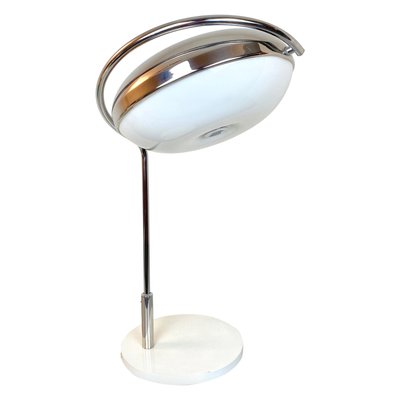 Chrome & Acrylic Glass Adjustable Table Lamp from Reggiani, Italy, 1970s-LYQ-1171560