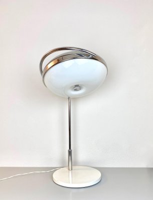 Chrome & Acrylic Glass Adjustable Table Lamp from Reggiani, Italy, 1970s-LYQ-1171560