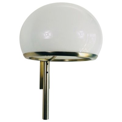 Chrome and Acrylic Glass Wall Light from Arteluce, Italy, 1970s-PUK-675875