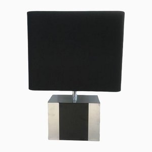 Chrome and Black Lamp-BA-1365802