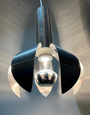 Chrome and Brushed Steel Suspension, 1970s-AVC-1793200