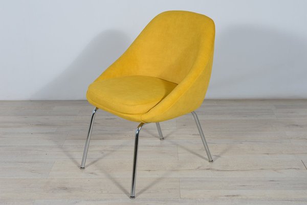 Chrome and Fabric Armchair, 1960s-NIT-1326325