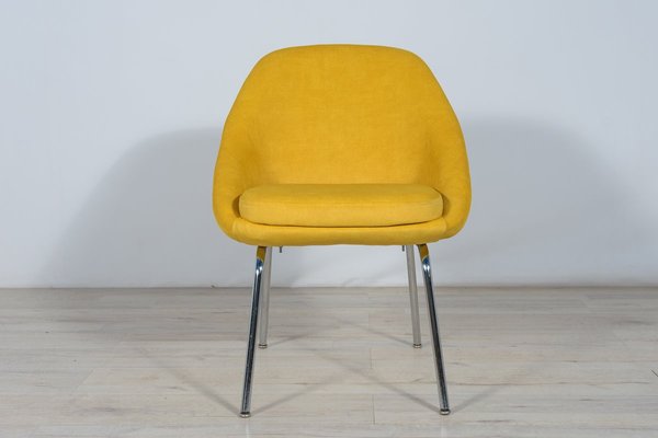 Chrome and Fabric Armchair, 1960s-NIT-1326325