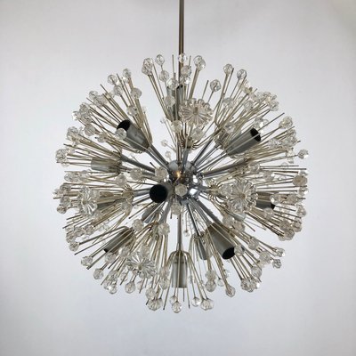 Chrome and Glass Sputnik Chandelier by Emil Stejnar, 1970s-OT-973244