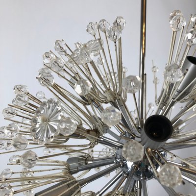 Chrome and Glass Sputnik Chandelier by Emil Stejnar, 1970s-OT-973244