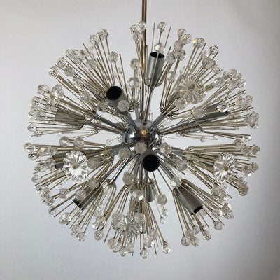 Chrome and Glass Sputnik Chandelier by Emil Stejnar, 1970s-OT-973244