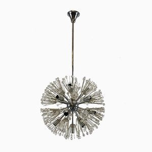 Chrome and Glass Sputnik Chandelier by Emil Stejnar, 1970s-OT-973244