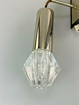 Chrome and Glass Wall Light, 1970s-EJL-1063046