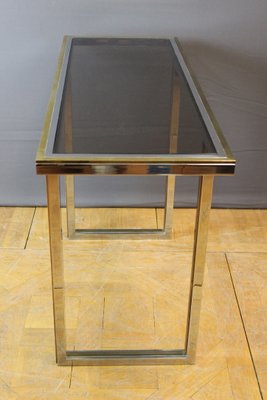 Chrome and Golden Console Table, 1970-BCR-1377100