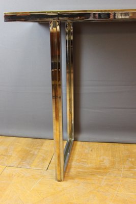 Chrome and Golden Console Table, 1970-BCR-1377100