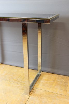 Chrome and Golden Console Table, 1970-BCR-1377100