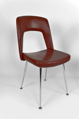 Chrome and Leatherette Conference Chairs, 1960s, Set of 2-XNH-1174840