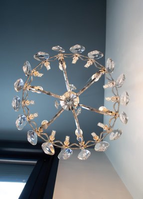 Chrome Ceiling Lamp attributed to Gaetano Sciolari, 1960s-JWI-1432102