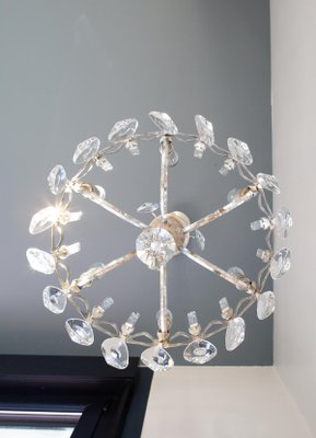 Chrome Ceiling Lamp attributed to Gaetano Sciolari, 1960s-JWI-1432102