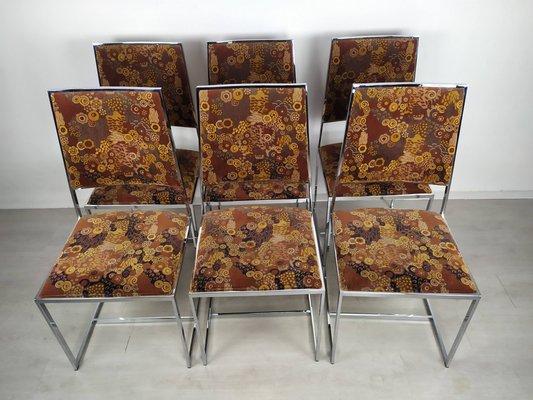 Chrome Chairs, 1970s, Set of 6-EAD-948889