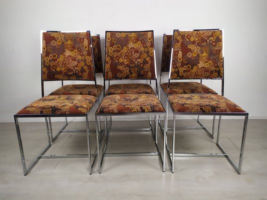 Chrome Chairs, 1970s, Set of 6-EAD-948889