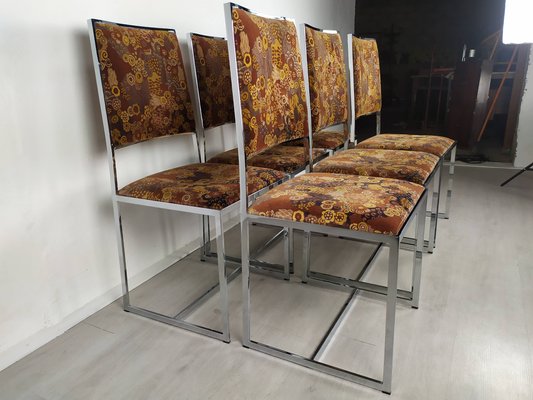 Chrome Chairs, 1970s, Set of 6-EAD-948889