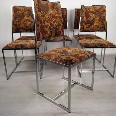 Chrome Chairs, 1970s, Set of 6-EAD-948889