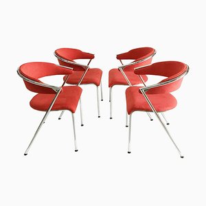 Chrome Chairs from Lande, Netherlands, 1990s, Set of 4-UCH-1224910