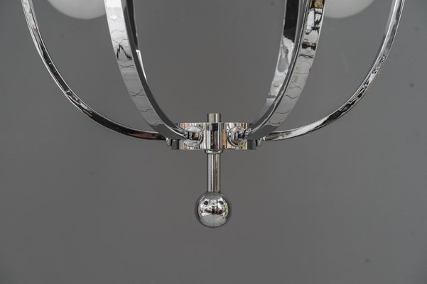 Chrome Chandelier, Vienna, 1920s-SPD-1410937