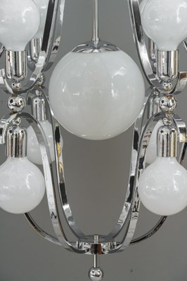 Chrome Chandelier, Vienna, 1920s-SPD-1410937