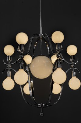 Chrome Chandelier, Vienna, 1920s-SPD-1410937