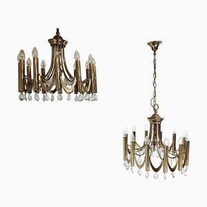 Chrome Classic Sciolari Chandelier, 1960s-IRH-806623