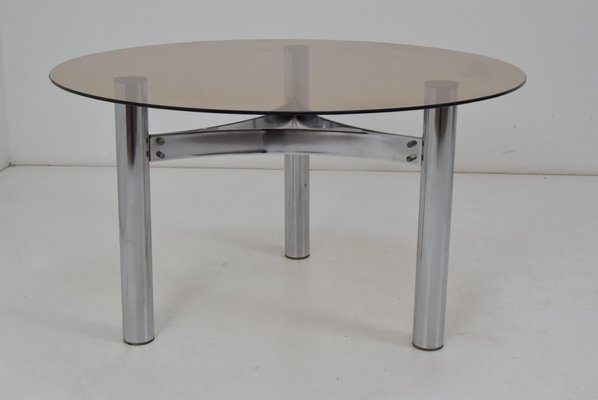 Chrome Coffee or Side Table, Czechoslovakia, 1980s-TZ-933422