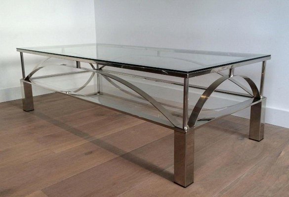 Chrome Coffee Table, 1960s-BA-1365659