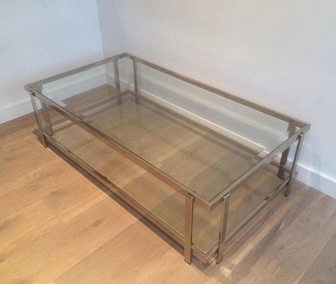 Chrome Coffee Table, 1970s-BA-658595