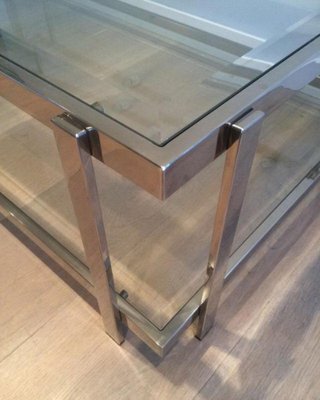 Chrome Coffee Table, 1970s-BA-658595