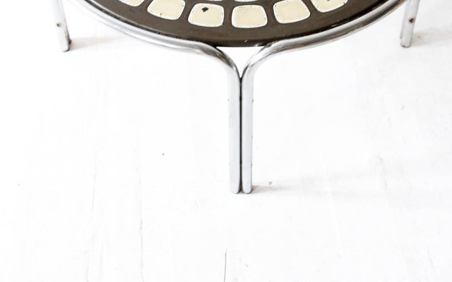 Chrome Coffee Table, 1970s-OXJ-857367