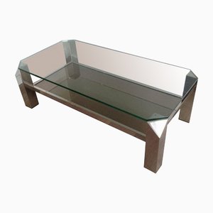 Chrome Coffee Table, 1970s-BA-1365700