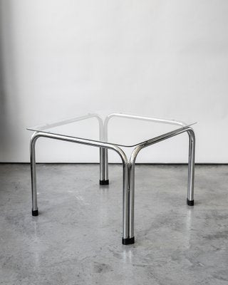 Chrome Coffee Table by Viliam Chlebo for Kodreta, 1980s-QAX-1720043