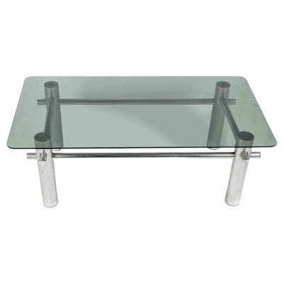 Chrome Coffee Table, Italy, Mid-20th Century-ZCI-1379619