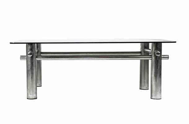 Chrome Coffee Table, Italy, Mid-20th Century-ZCI-1379619