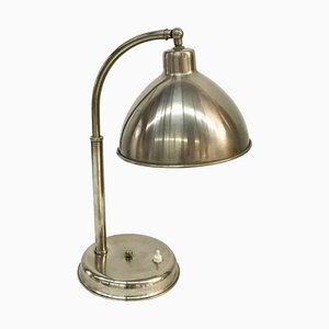 Chrome Desk Lamp with Adjustable Shade, 1930s-UCH-1224935