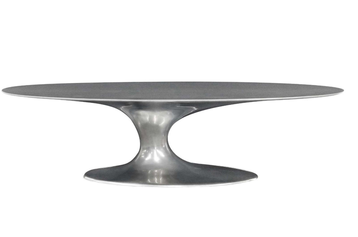 Chrome Dining Table in Wood and Resin by Europa Antiques