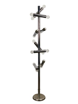 Chrome Floor Lamp from Stilux Milano, Italy, 1960s-LYQ-1171743