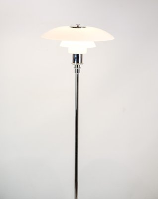 Chrome Model 3½-2½ Floor Lamp attributed to Poul Henningsen for Louis Poulsen, 1980-UY-1446579