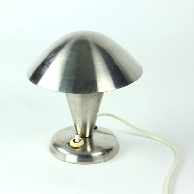 Chrome Mushroom Table Lamp by Josef Jirka for Napako, 1960s-UL-1450831