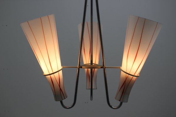 Chrome Pendant Lamp, 1960s-TZ-582535