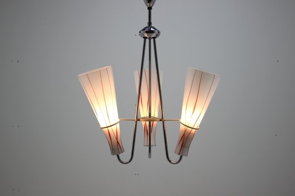 Chrome Pendant Lamp, 1960s-TZ-582535